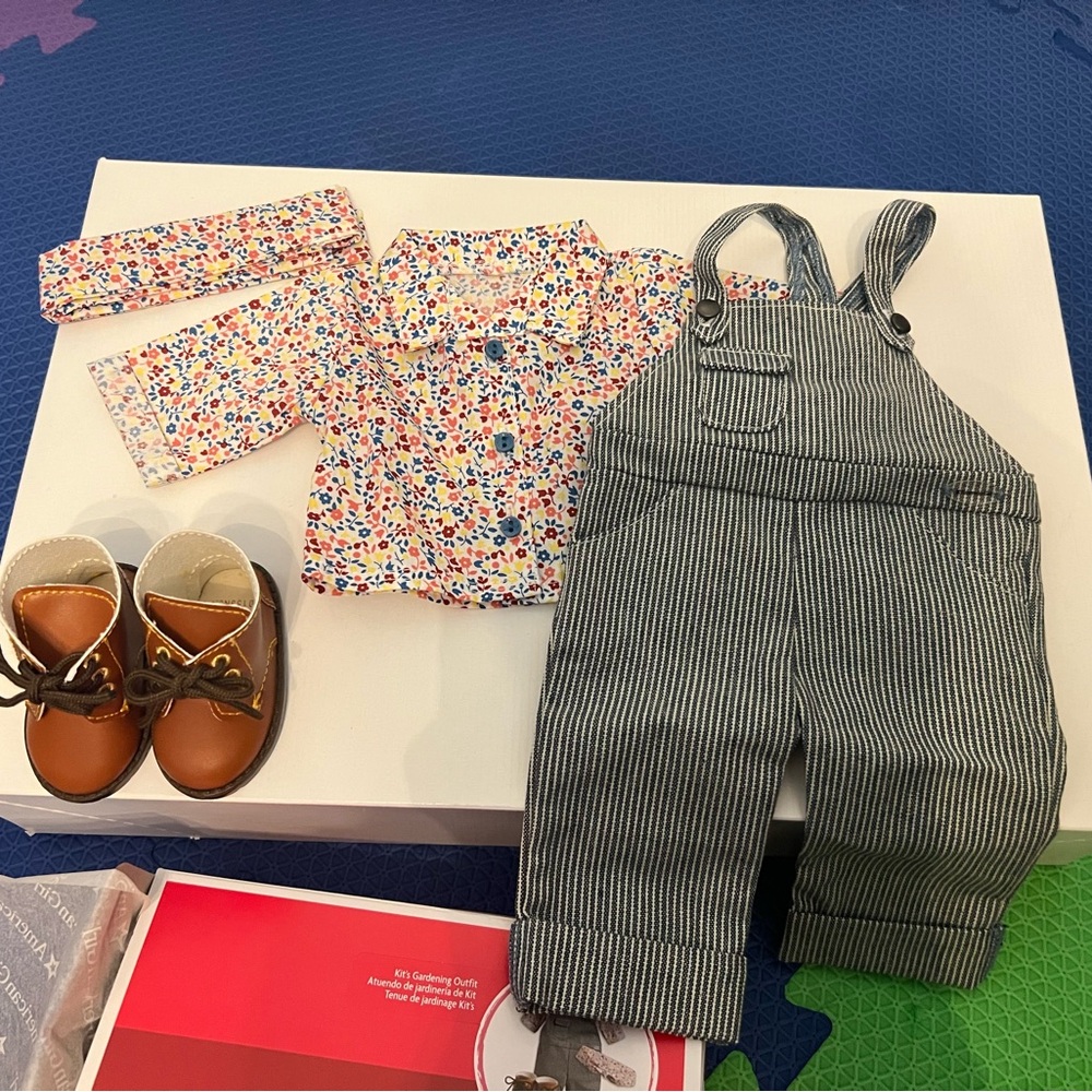 American Girl Kit’s Gardening Outfit